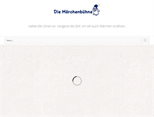 Tablet Screenshot of maerchenbuehne.info